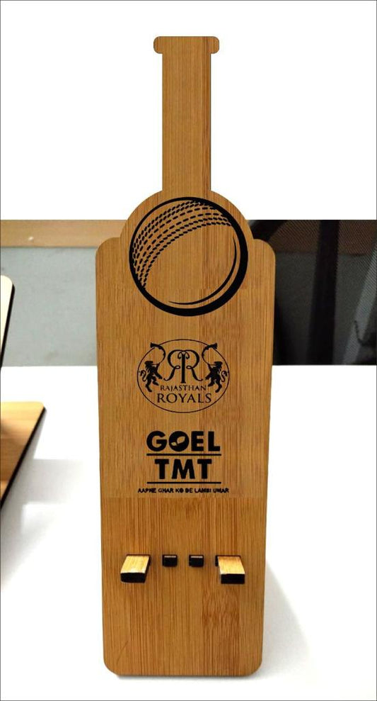 Customized Eco-Friendly Bat Ball Mobile Stand | Swing into Comfort | Perfect For Corporate Gifting