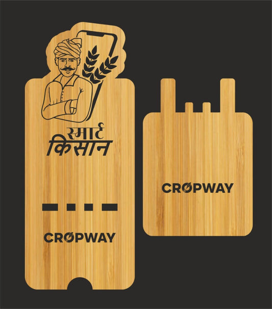 Customize Farmer Theme Mobile Stand | Harvest Comfort and Sustainability | Perfect For Corporate Gifting