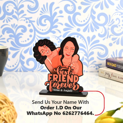 Personalized Friendship Day Showpiece | Gift for Best Friends, Birthday Gift for Friend