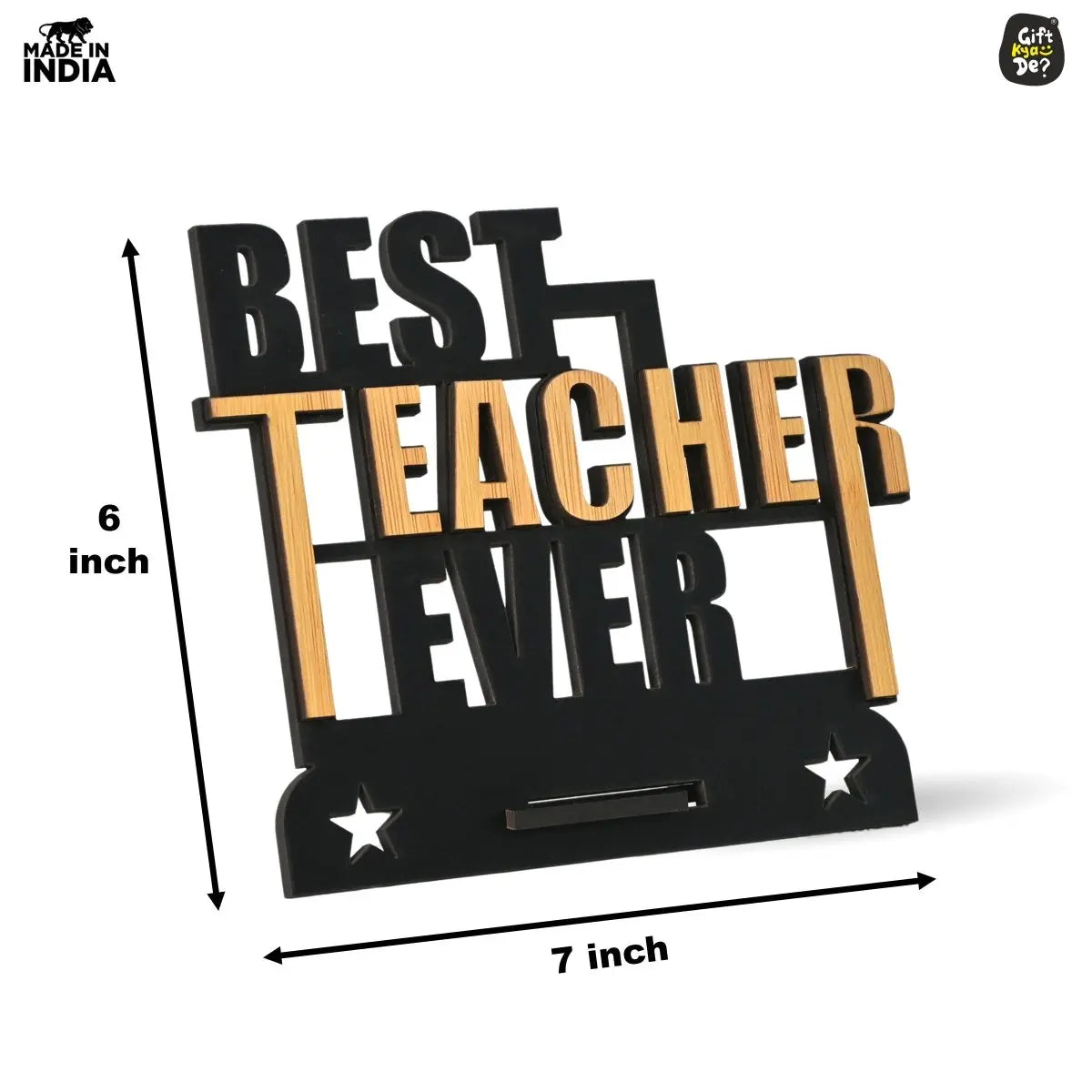 Teacher Day Wooden Decorative Table Top  | Unique Teacher's Gift  | Farewell Gifts