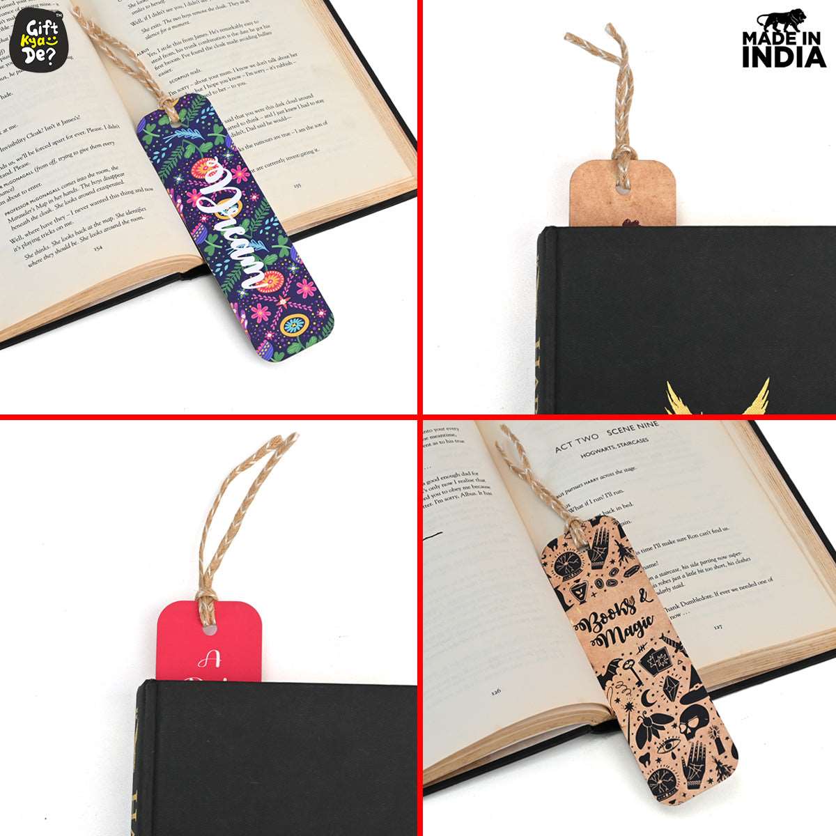 Bookmarks Set of 5 & 10 Creative Book Marks for Book | Unique Gifts for Book Lovers | Tassel Dori | Book Accessories