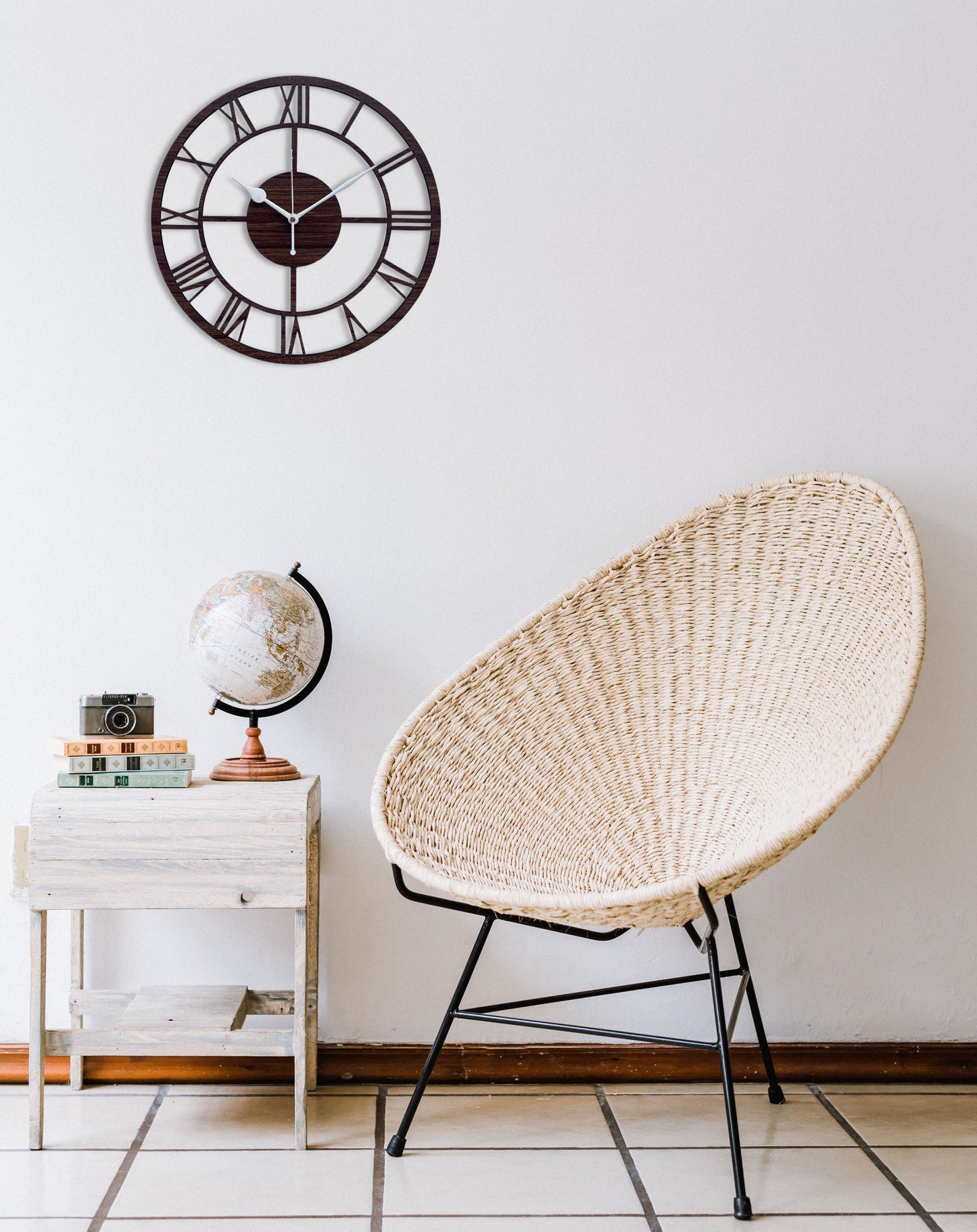 Stylish Wooden Wall Clock