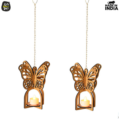 Hanging Butterfly Diya Holder