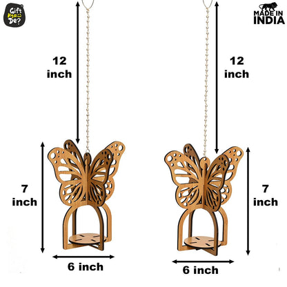 Hanging Butterfly Diya Holder
