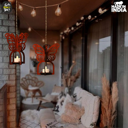 Hanging Butterfly Diya Holder