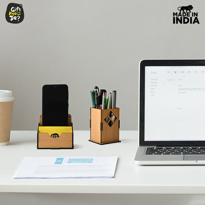 3 in 1 Mobile Stand, Pen Stand and Card Holder | Desk Accessories | Corporate Gifts