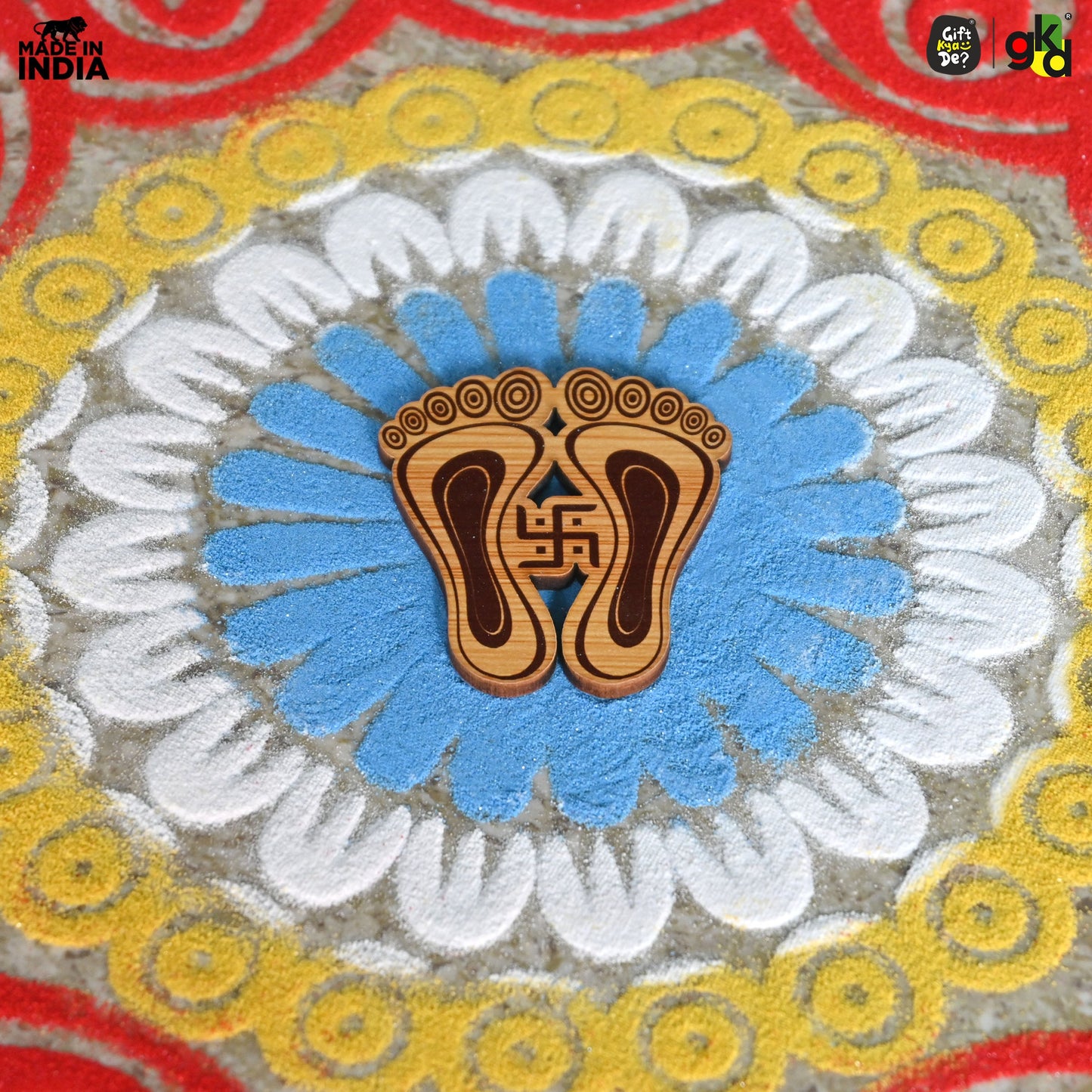Devi Charan Paduka (Pack of 9) | Diwali Gifts