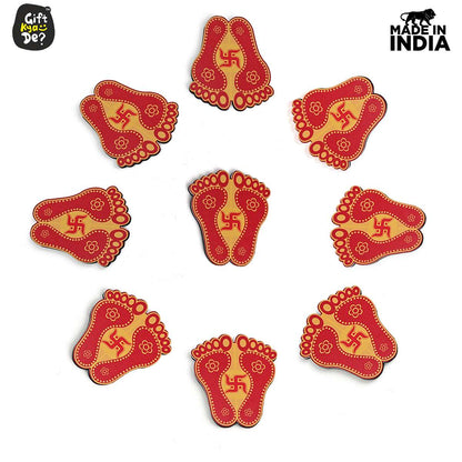 Devi Charan Paduka (Pack of 9) | Diwali Gifts
