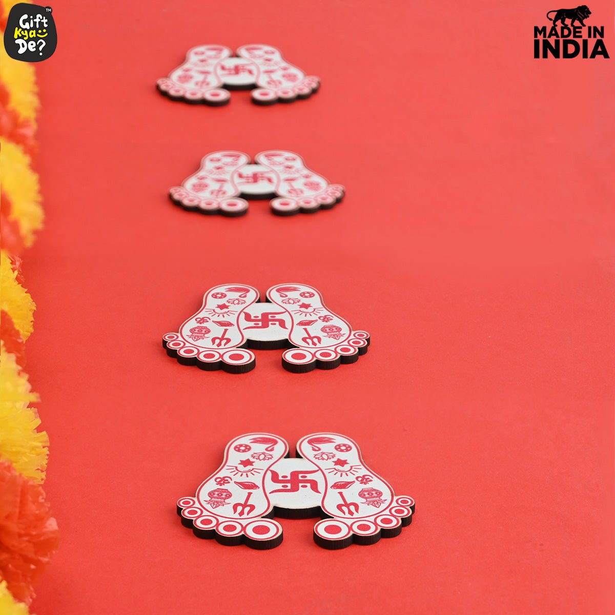 Devi Charan Paduka (Pack of 9) | Diwali Gifts