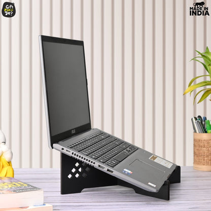 Wooden Portable Cross Laptop Stand | Laptop Accessories | Eco-Friendly | Corporate Gifts