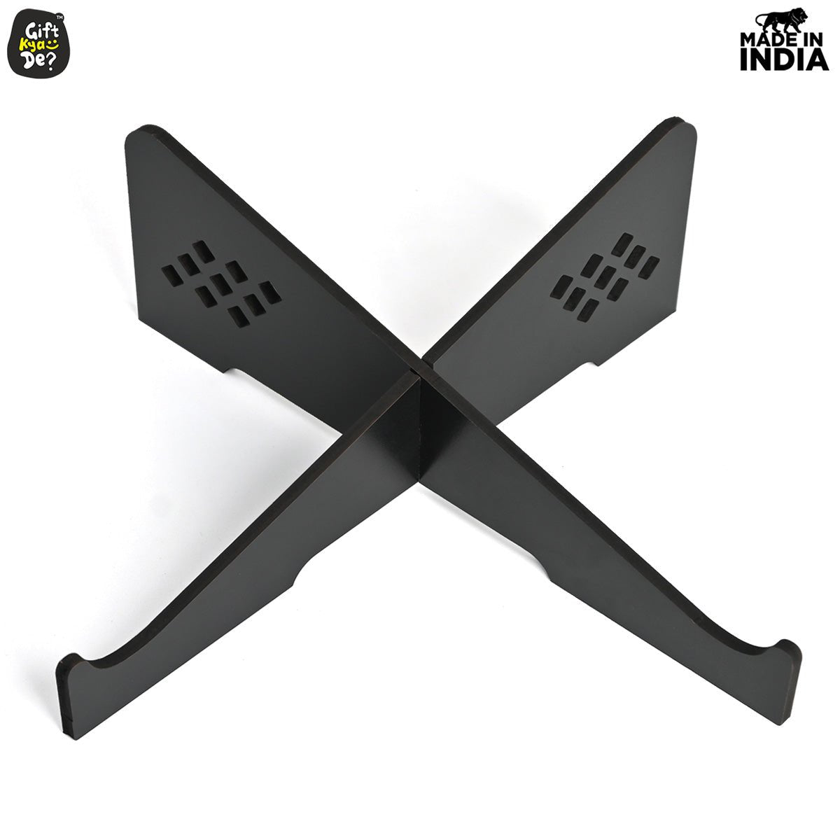 Wooden Portable Cross Laptop Stand | Laptop Accessories | Eco-Friendly | Corporate Gifts