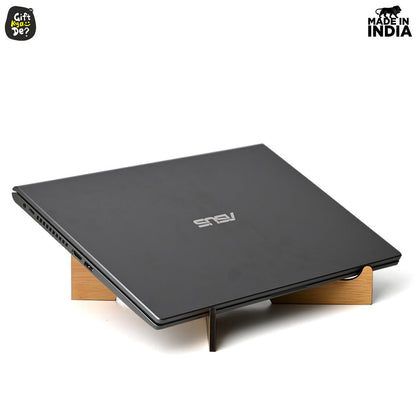 Wooden Portable Cross Laptop Stand | Laptop Accessories | Eco-Friendly | Corporate Gifts
