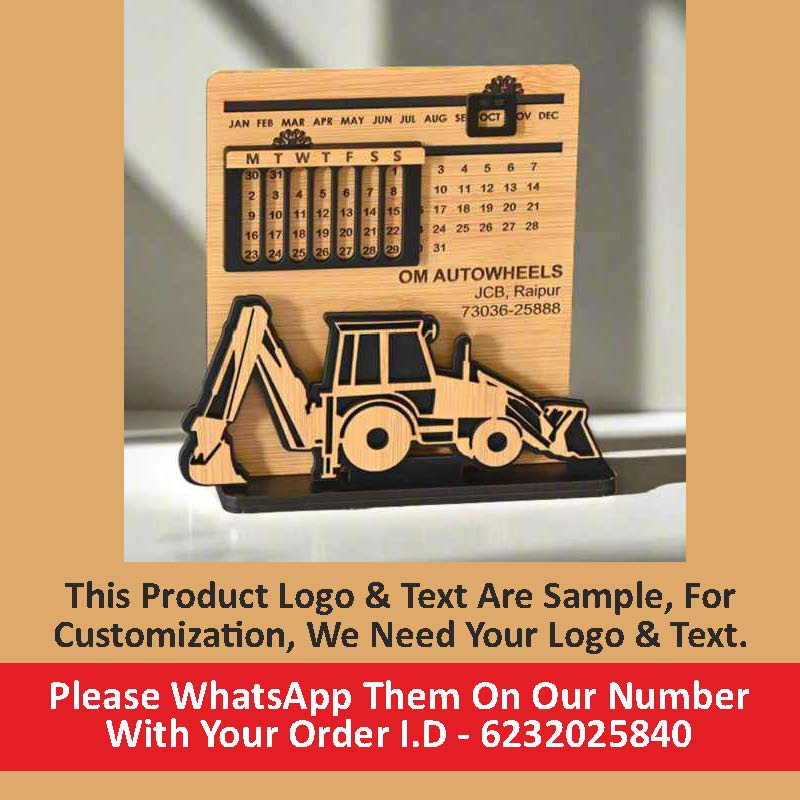 Customized Eco-Friendly JCB Calendar | Unique Calendar For Your Desk | Corporate Gift