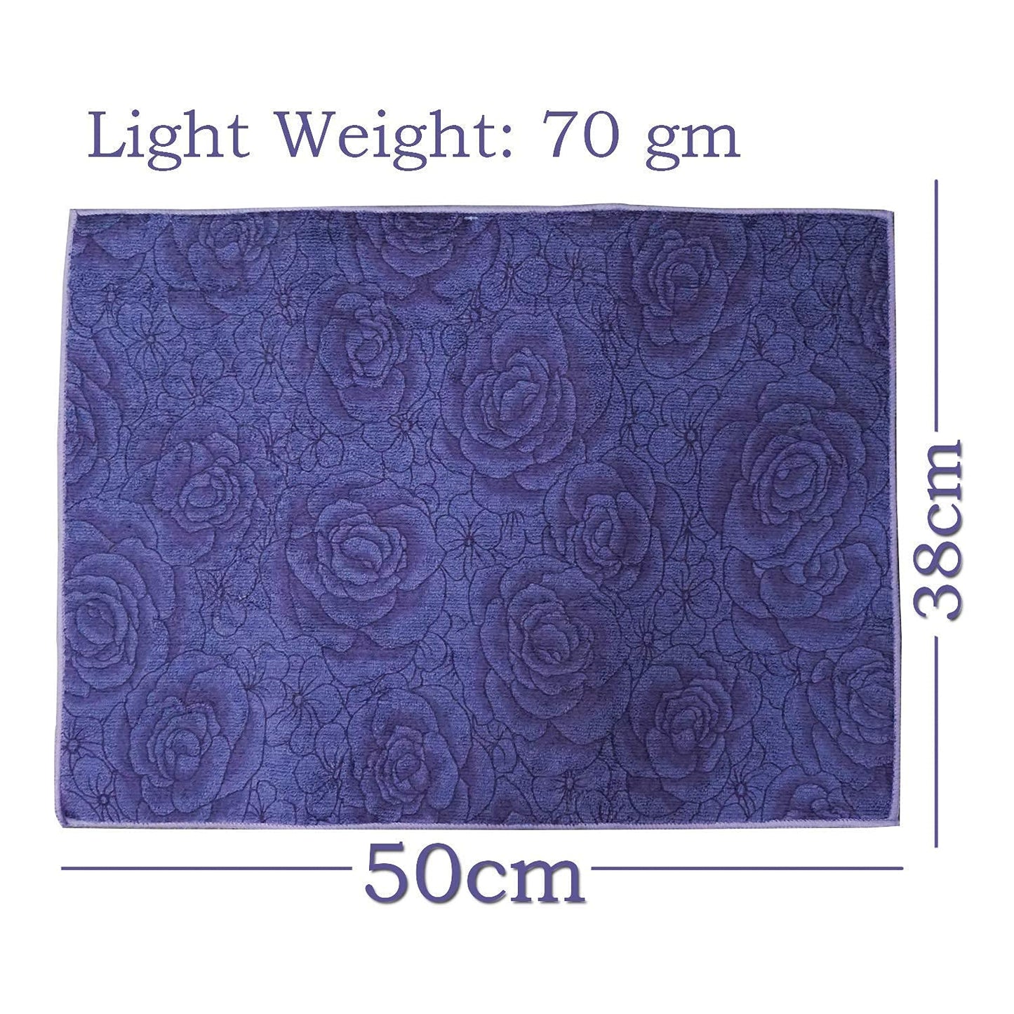 MustHome Super Absorbent Dish Drying MatMicrofiber|38x50 cm