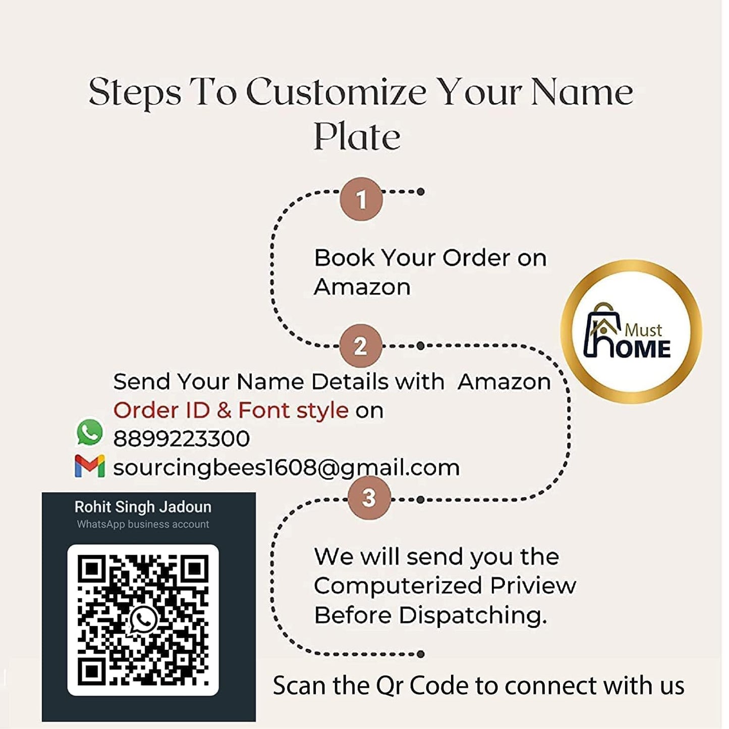 MustHome | Personalized/Custom Engraved Wooden Chopping Board|42x18cm