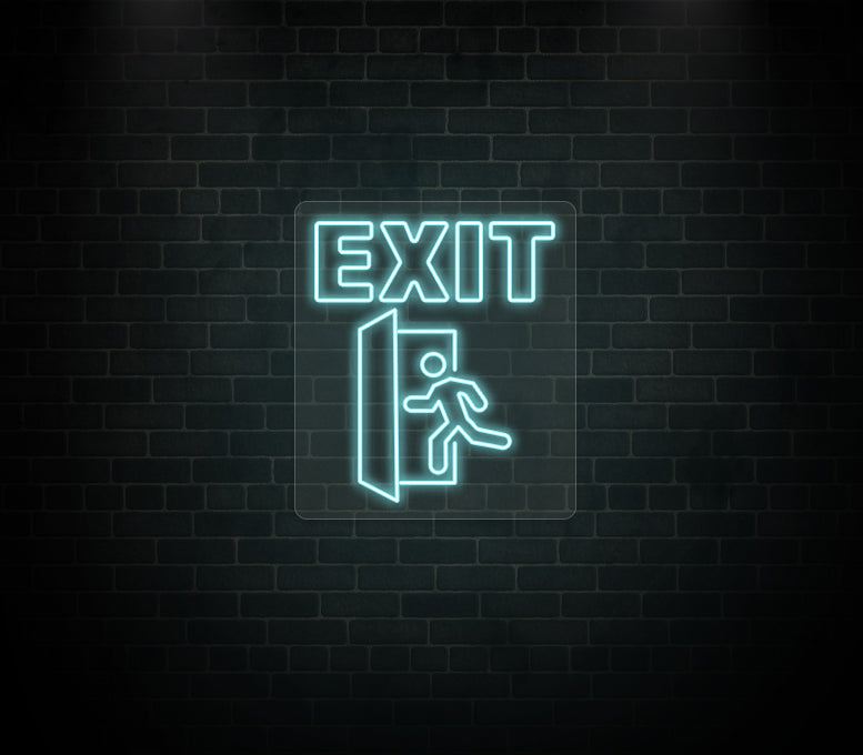 Exit Neon Sign LED Light