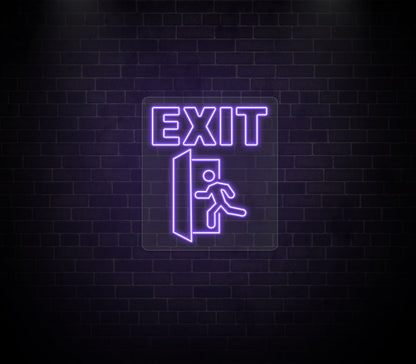 Exit Neon Sign LED Light