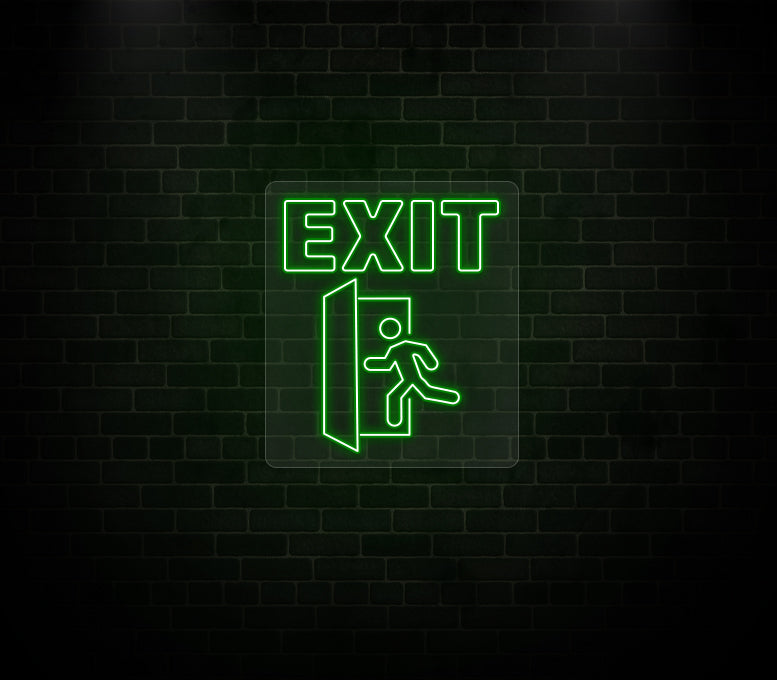 Exit Neon Sign LED Light