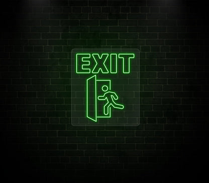 Exit Neon Sign LED Light