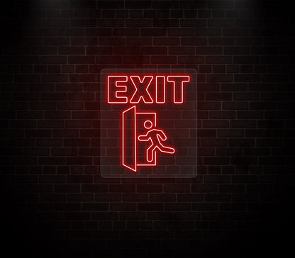 Exit Neon Sign LED Light