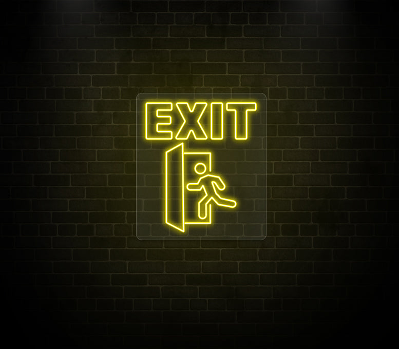 Exit Neon Sign LED Light