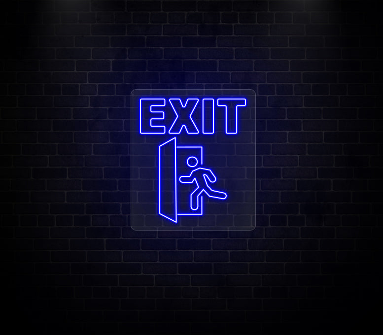 Exit Neon Sign LED Light