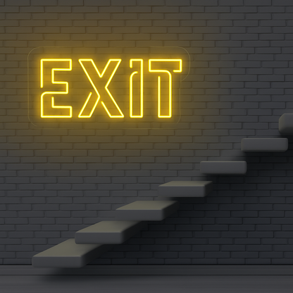 Exit Neon LED Light