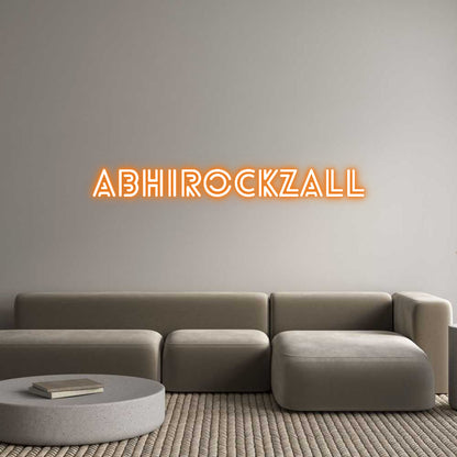 Custom Neon: Abhirockzall