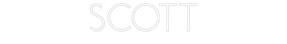 Custom Neon: SCOTT