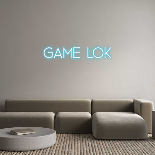Custom Neon: Game lok