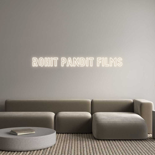 Custom Neon: Rohit pandit ...
