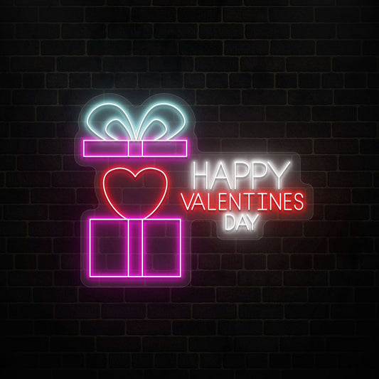 Happy Valentine's Day Neon Sign