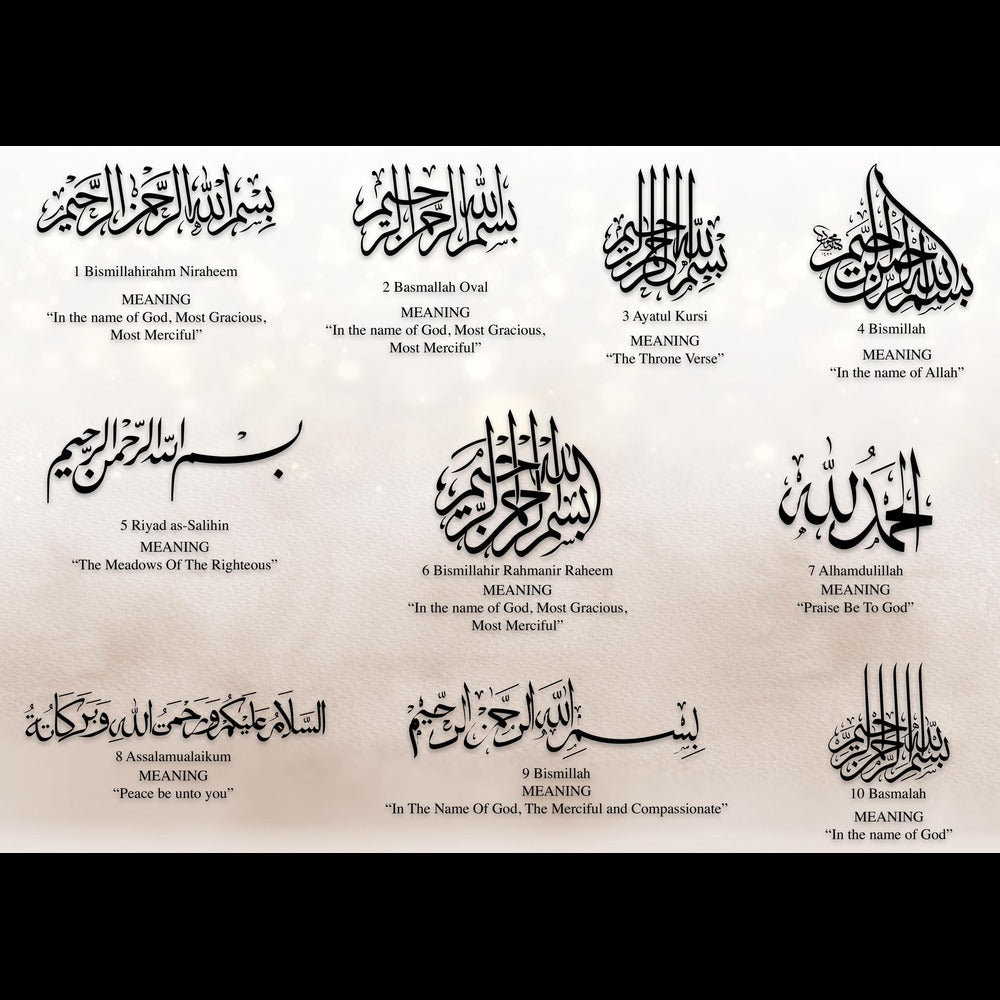 Personalised Muslim Family Print