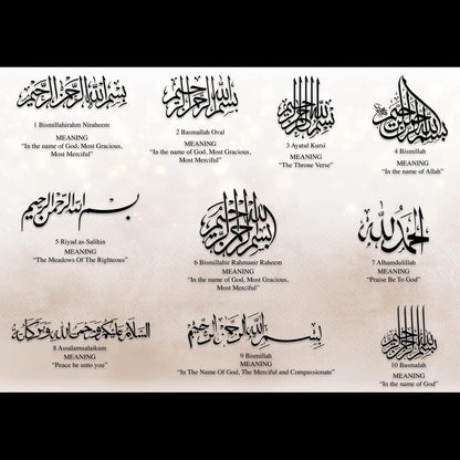 Personalised Muslim Family Print