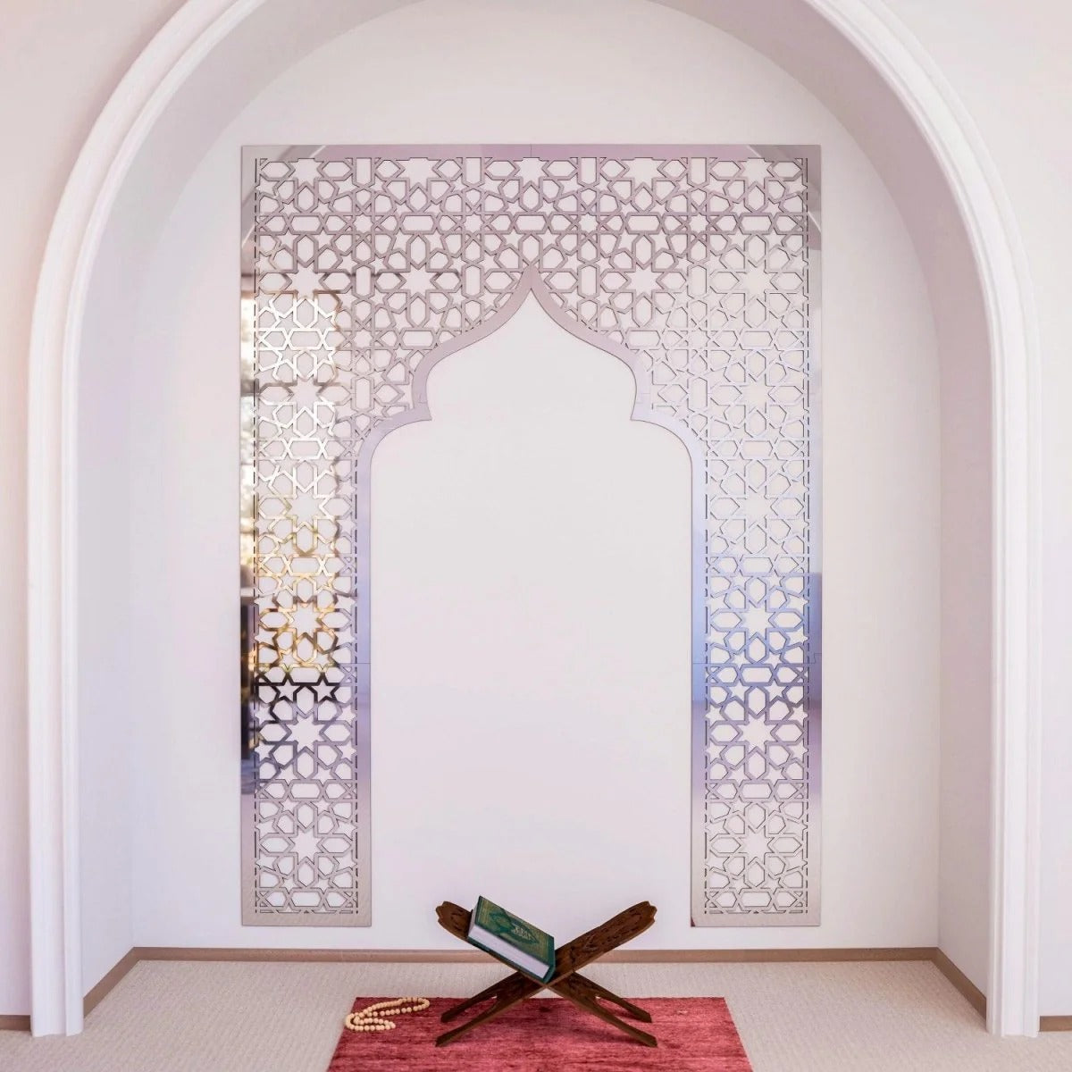 Mihrab Wooden Muslim Home Decor– Prayer Room Ideas | Islamic Wall Art