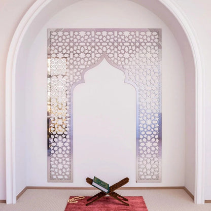 Mihrab Wooden Muslim Home Decor– Prayer Room Ideas | Islamic Wall Art