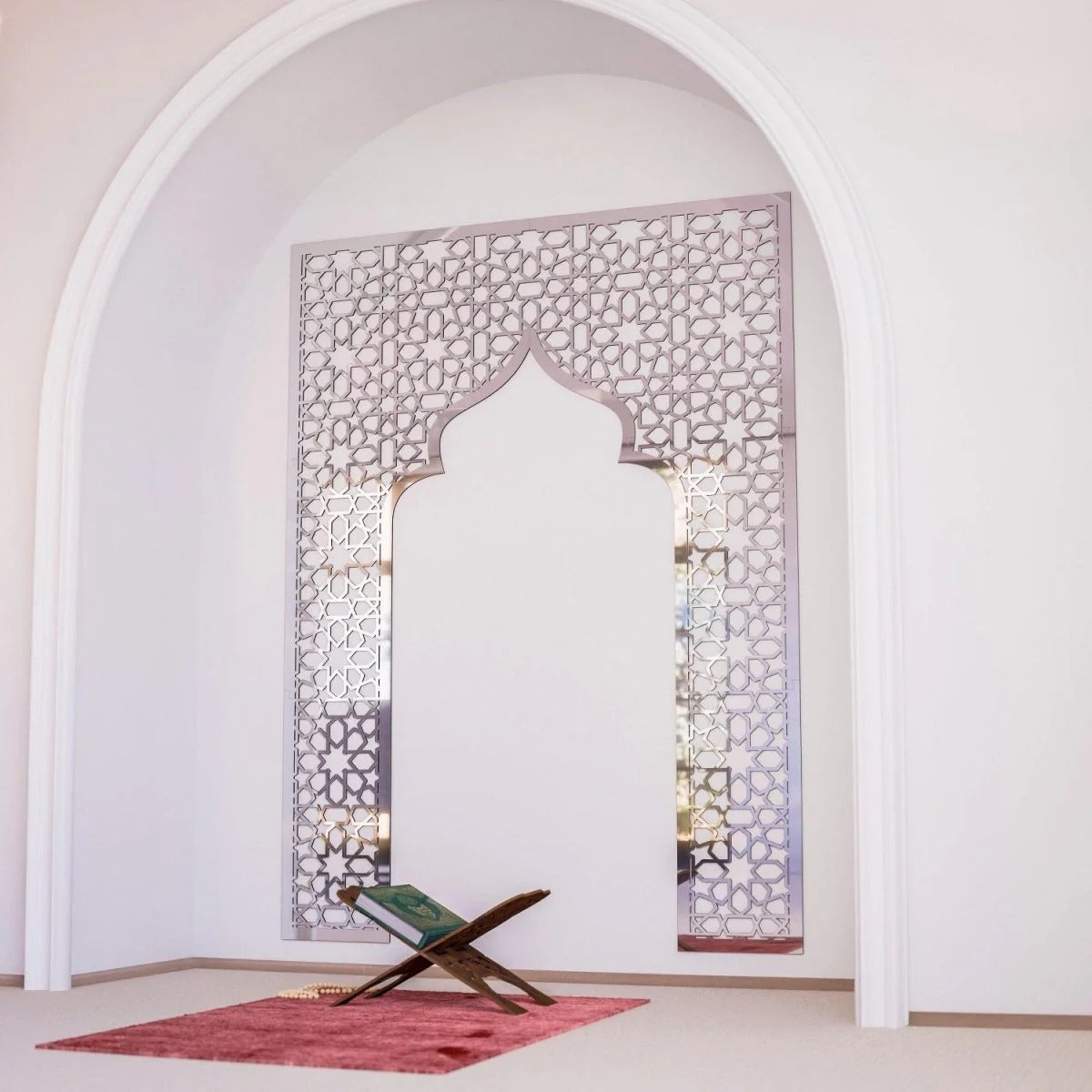 Mihrab Wooden Muslim Home Decor– Prayer Room Ideas | Islamic Wall Art