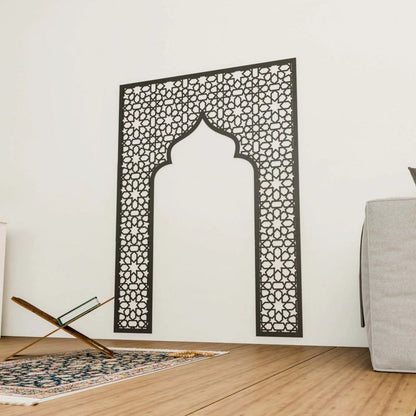 Mihrab Wooden Muslim Home Decor– Prayer Room Ideas | Islamic Wall Art