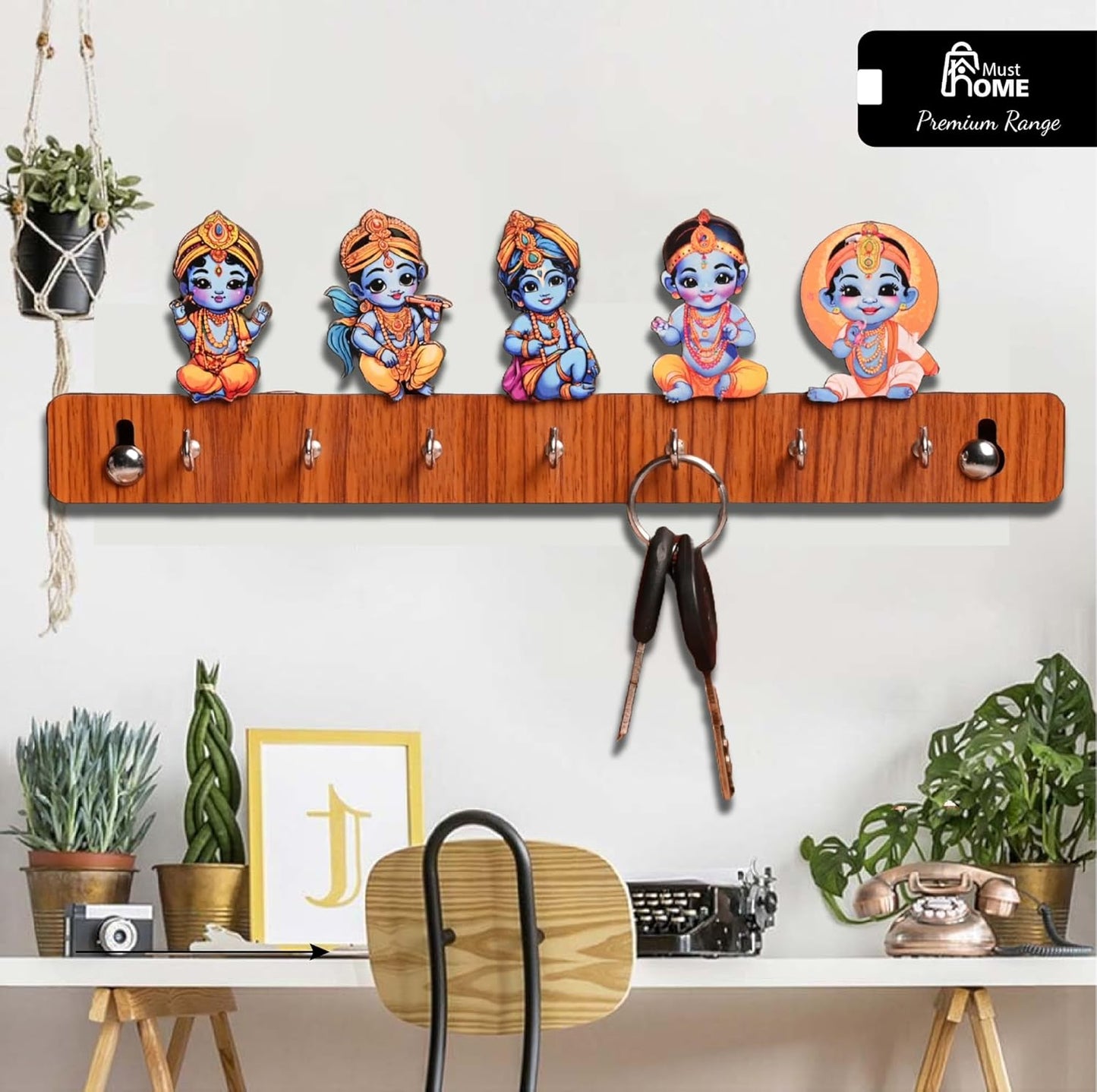 MustHome Key Holder for Home | Key Holder|30 by 10 cm