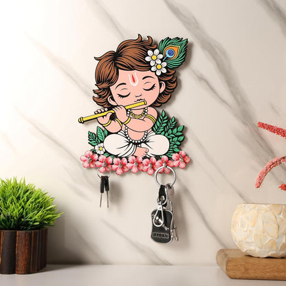 MustHome Premium Home Keys Wooden Key Holder|‎20 x 20 cm