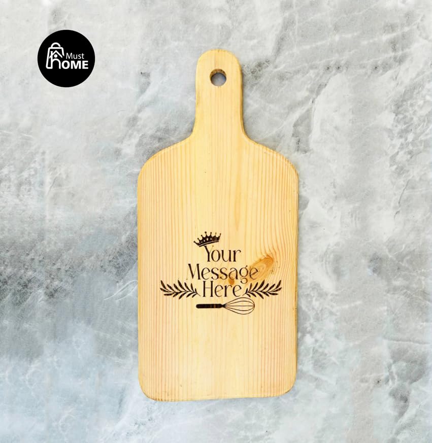 MustHome | Personalized/Custom Engraved Wooden Chopping Board|42x18cm