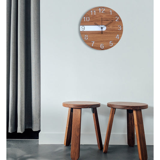 Stylish Wooden Wall Clock