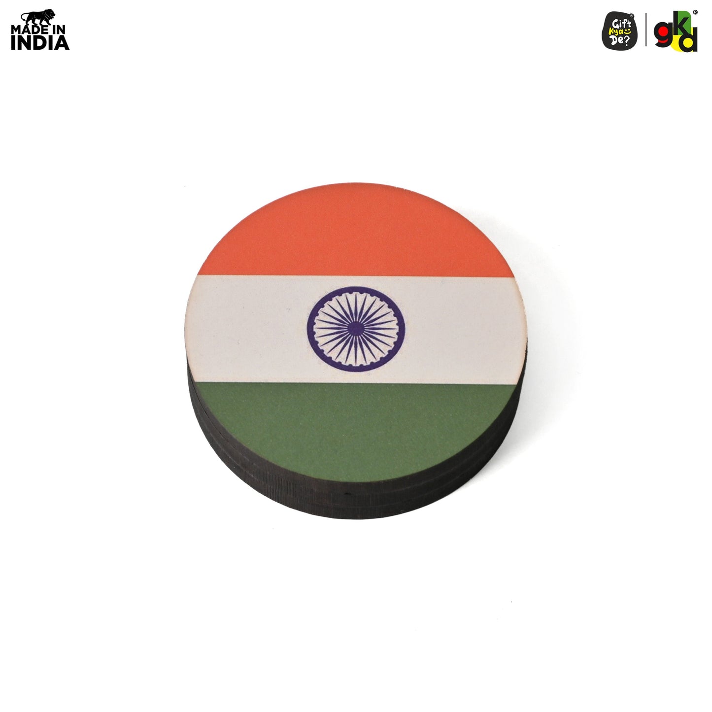 Patriotic Paperweight with Indian Flag | Independence Day & Republic Day Gifts | Desk Decor for Office & Home