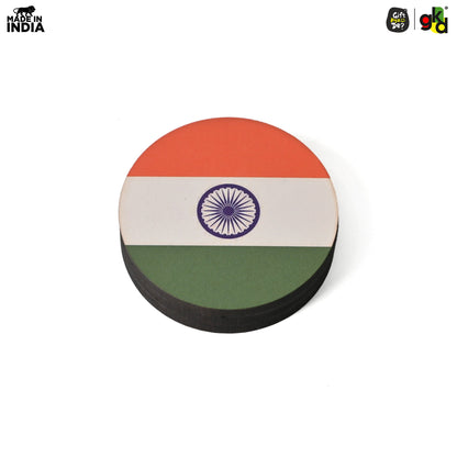 Patriotic Paperweight with Indian Flag | Independence Day & Republic Day Gifts | Desk Decor for Office & Home