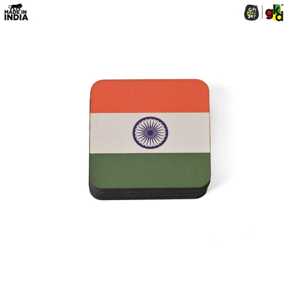 Patriotic Paperweight with Indian Flag | Independence Day & Republic Day Gifts | Desk Decor for Office & Home