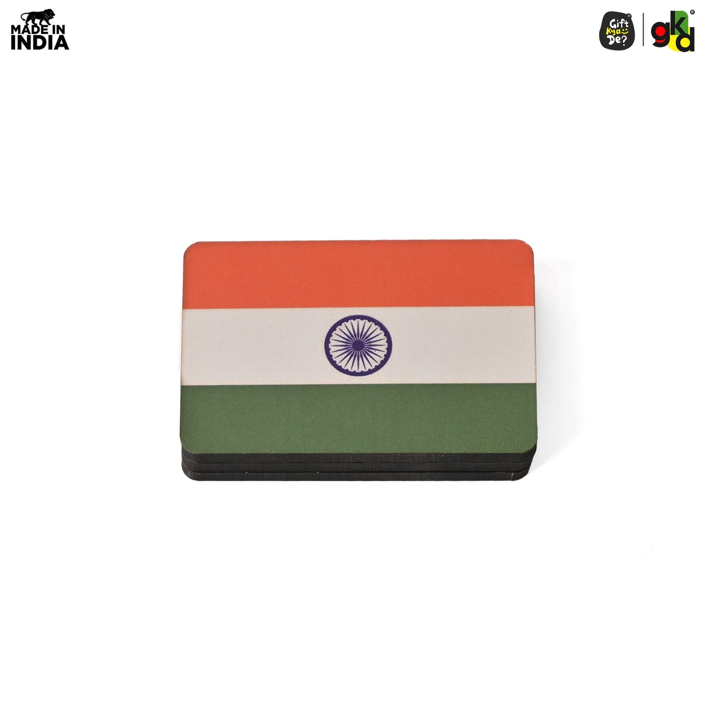 Patriotic Paperweight with Indian Flag | Independence Day & Republic Day Gifts | Desk Decor for Office & Home