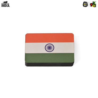 Patriotic Paperweight with Indian Flag | Independence Day & Republic Day Gifts | Desk Decor for Office & Home