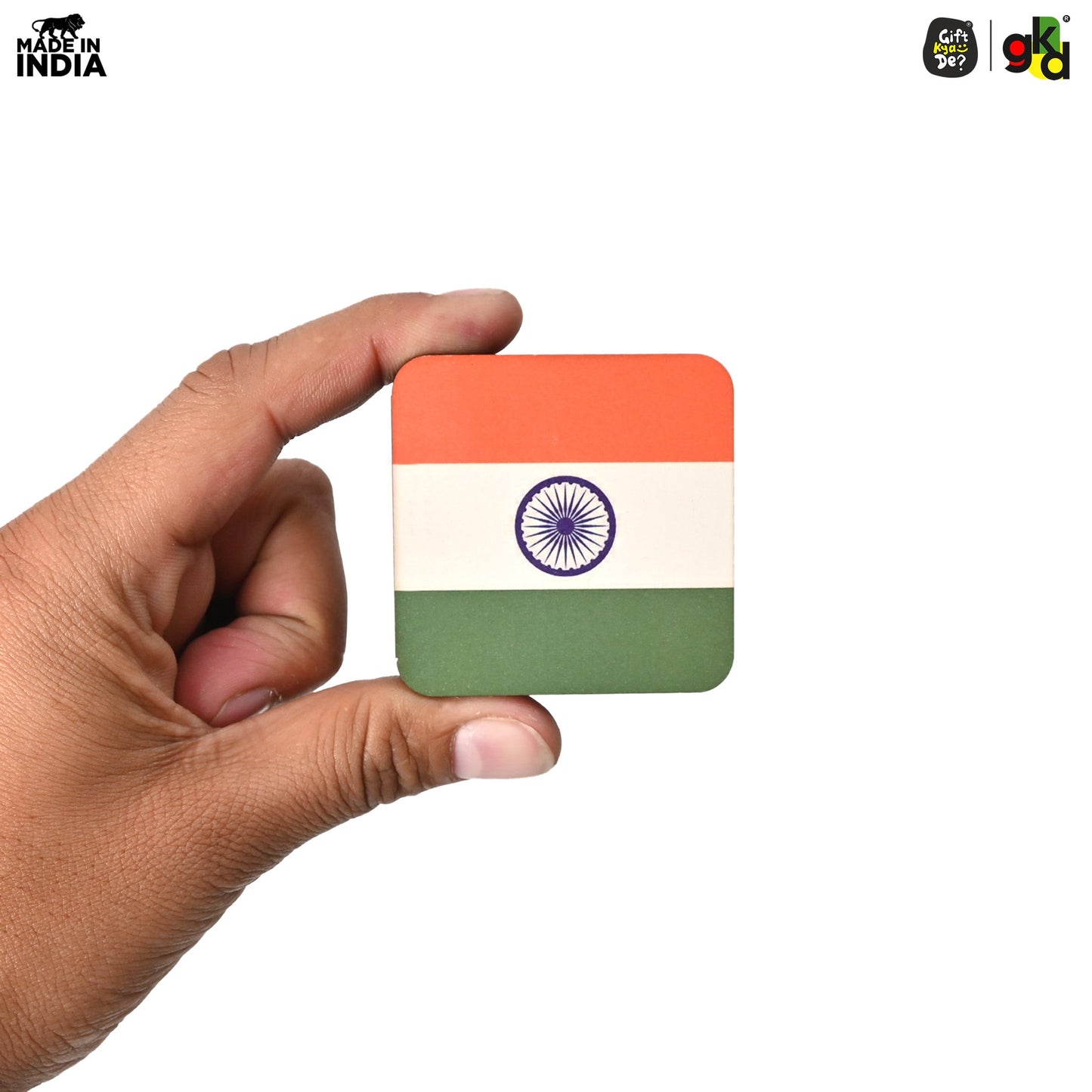 Patriotic Paperweight with Indian Flag | Independence Day & Republic Day Gifts | Desk Decor for Office & Home
