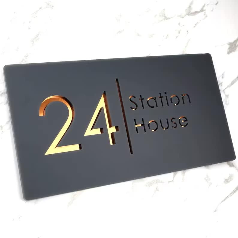 FusionEdge Home | Customized name plate for home | 15X30 cm