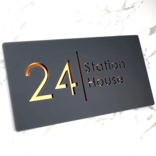 FusionEdge Home | Customized name plate for home | 15X30 cm